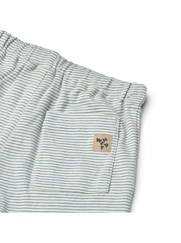 Wheat Shorts "Kalle" in Weiß/ Blau
