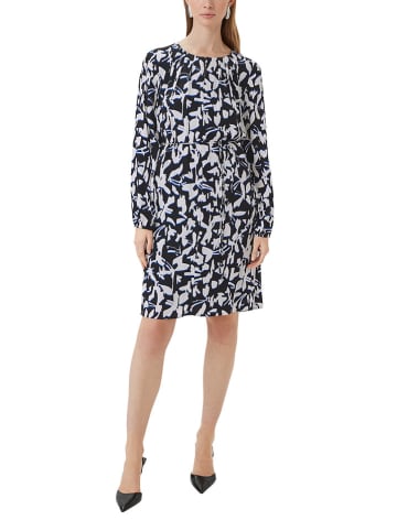 comma Kleid in Schwarz/ Weiß