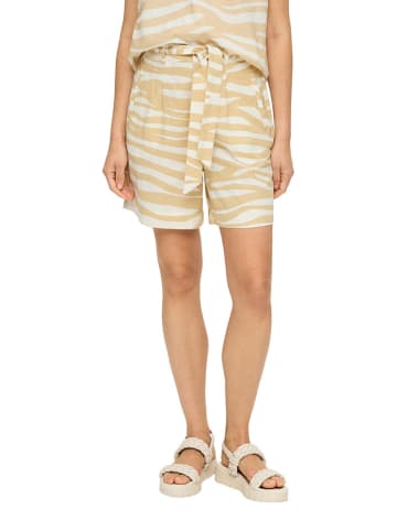 S.OLIVER RED LABEL Shorts in Beige/ Weiß