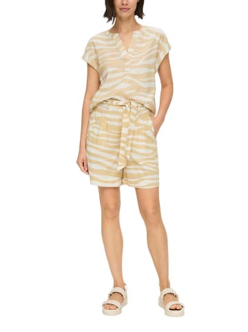 S.OLIVER RED LABEL Shorts in Beige/ Weiß
