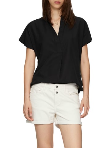 QS by S. Oliver Bluse in Schwarz