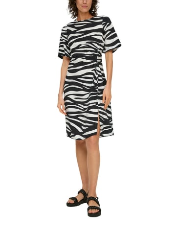 S.OLIVER RED LABEL Kleid in Weiß/ Schwarz