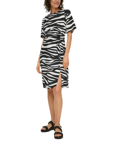 S.OLIVER RED LABEL Jurk wit/zwart