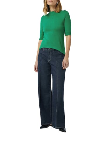 comma Sweter w kolorze zielonym