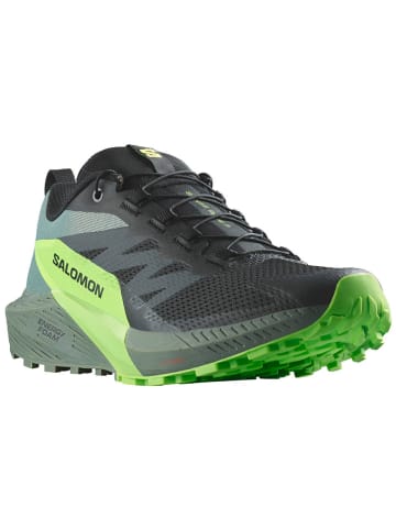 SALOMON Buty turystyczne "Sense Ride 5" w kolorze antracytowo-zielonym