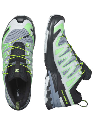 SALOMON Buty "XA Pro 3D V9" w kolorze zielono-szarym do biegania