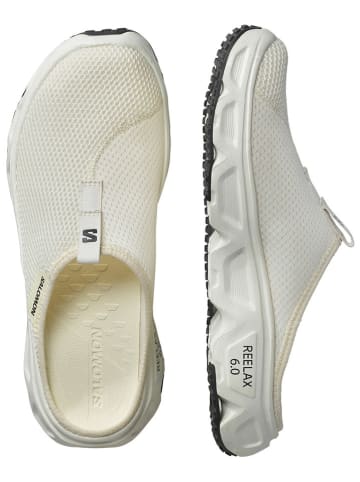 SALOMON Klapki "Reelax Slide 6.0" w kolorze beżowym