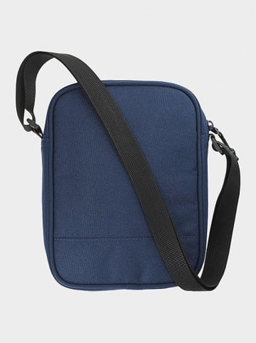 4F Schoudertas donkerblauw - (B)21 x (H)16 x (D)5 cm