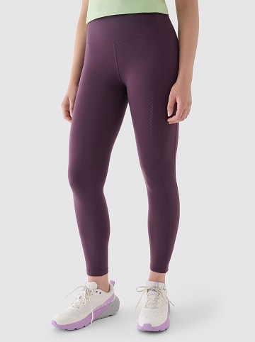 4F Legginsy sportowe w kolorze fioletowym