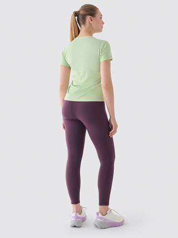 4F Legginsy sportowe w kolorze fioletowym