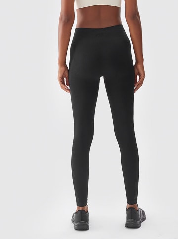 4F Legginsy sportowe w kolorze czarnym