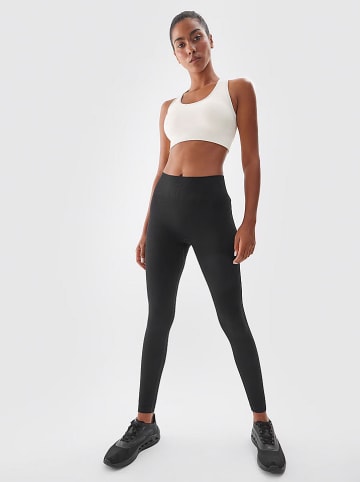 4F Legginsy sportowe w kolorze czarnym