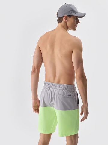 4F Zwemshort grijs/groen