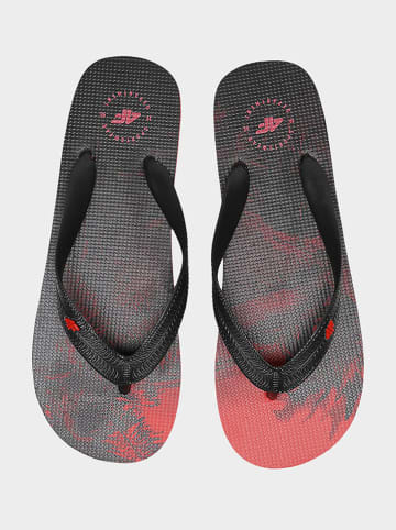4F Teenslippers rood/zwart