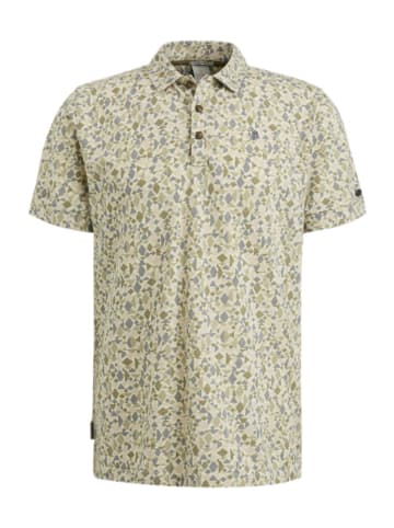 CAST IRON Poloshirt kaki/crème