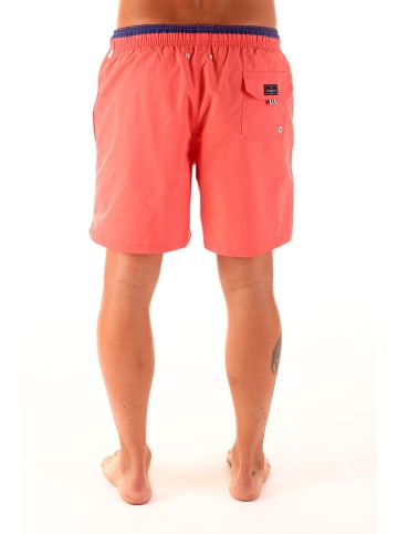 Hackett London Badeshorts in Koralle