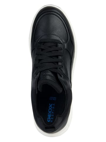Geox Leder-Sneakers "Spherica 4X4 B Abx" in Schwarz