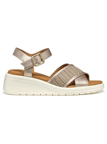 Geox Sleehaksandalen "Meliconia" goudkleurig