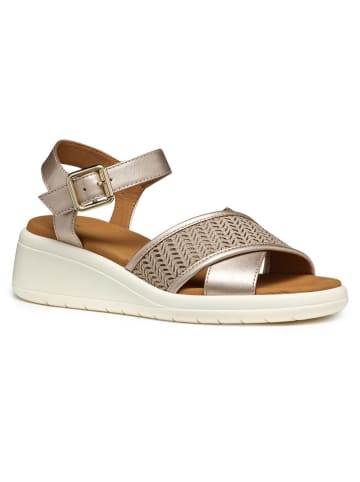 Geox Sleehaksandalen "Meliconia" goudkleurig