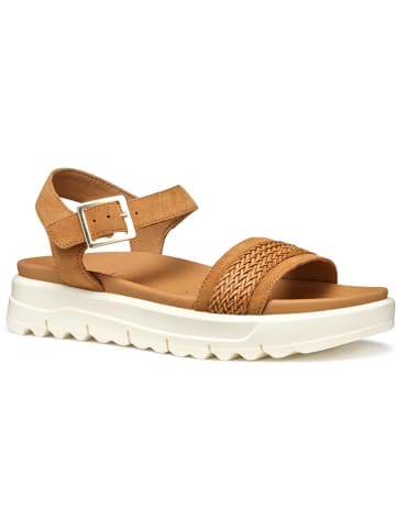 Geox Leder-Sandalen "Xand 2.1S" in Hellbraun