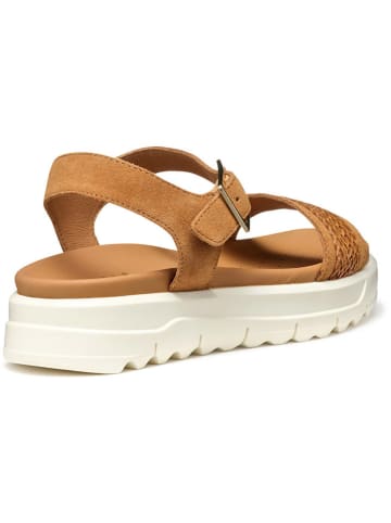Geox Leder-Sandalen "Xand 2.1S" in Hellbraun