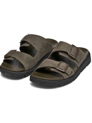 Geox Klapki "Xand 2S" w kolorze khaki