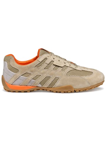 Geox Sneakersy "Snake" w kolorze beżowym