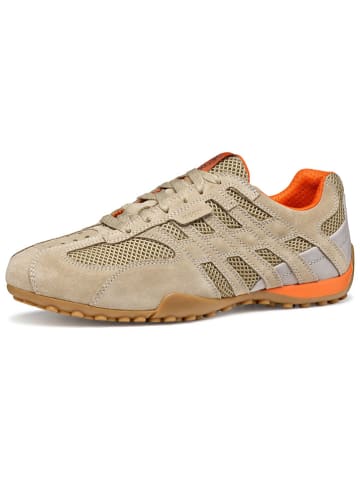 Geox Sneakersy "Snake" w kolorze beżowym