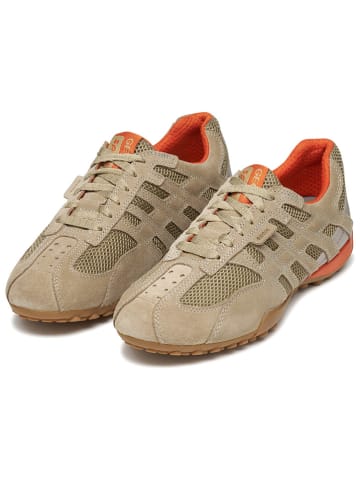 Geox Sneakersy "Snake" w kolorze beżowym