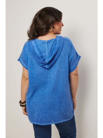 Curvy Lady Blouse blauw