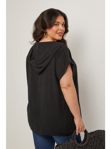 Curvy Lady Bluse in Schwarz