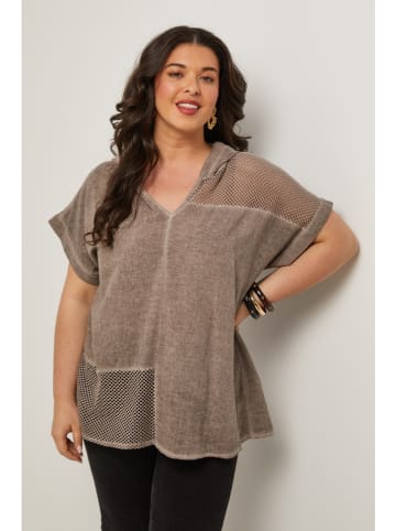 Curvy Lady Blouse lichtbruin