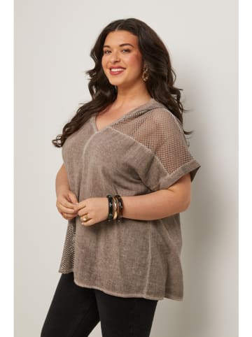 Curvy Lady Blouse lichtbruin