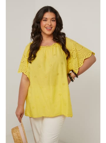 Curvy Lady Bluse in Gelb