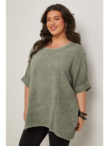 Curvy Lady Bluzka w kolorze khaki