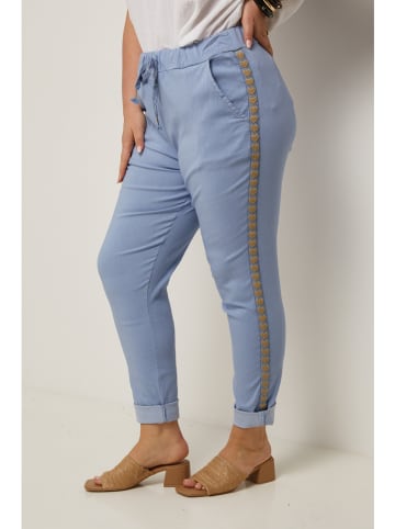 Curvy Lady Broek lichtblauw