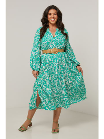 Curvy Lady Kleid in Türkis