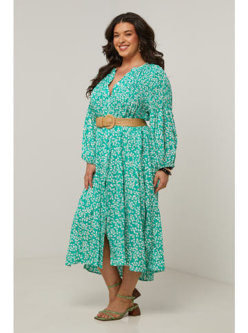 Curvy Lady Kleid in Türkis