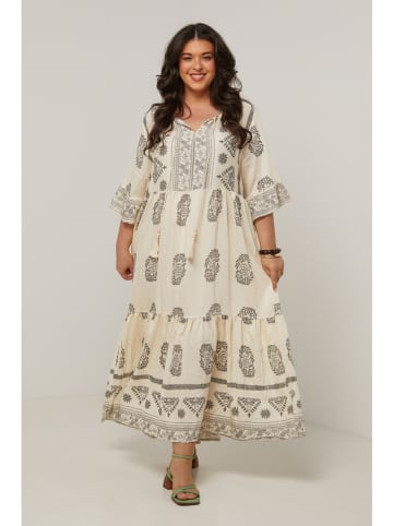 Curvy Lady Jurk beige