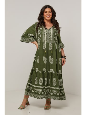 Curvy Lady Jurk groen