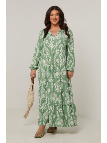 Curvy Lady Jurk groen