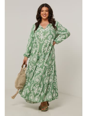 Curvy Lady Jurk groen