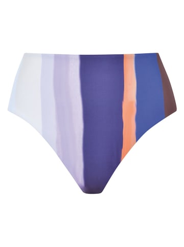 Naturana Bikini-Hose in Lila/ Weiß/ Blau