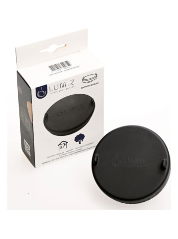 Lumiz LED-Batteriemodul in Schwarz - Ø 8 cm