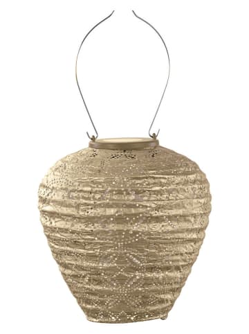 Lumiz Lampion solarny LED "Mandela Balloon" w kolorze złotym - wys. 20 x Ø 20 cm