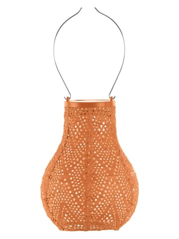 Lumiz LED-Solarlaterne ''Ikat Bulb'' in Orange - (H)20 x Ø 16 cm