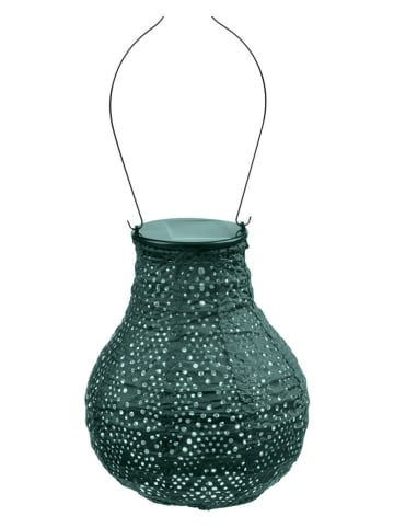 Lumiz LED-Solarlaterne ''Ikat Bulb'' in Grün - (H)20 x Ø 16 cm