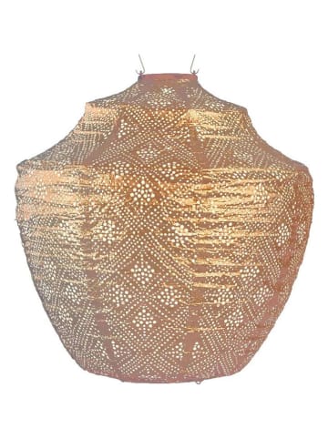 Lumiz LED-Solarlaterne ''Topaze Crown'' in Gold - (H)40 x Ø 40 cm