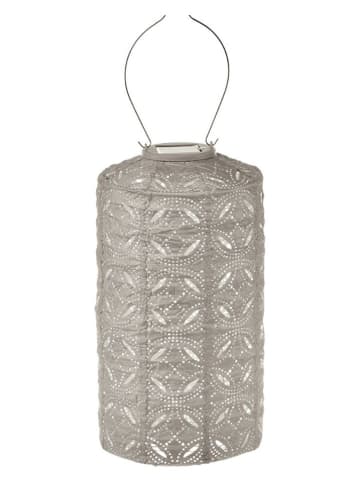 Lumiz LED-Solarlaterne ''Mandela Cylinder'' in Taupe - (H)33 x Ø 18 cm