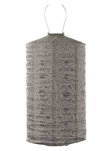 Lumiz LED-Solarlaterne ''Mosaic Cylinder'' in Taupe - (H)50 x Ø 28 cm